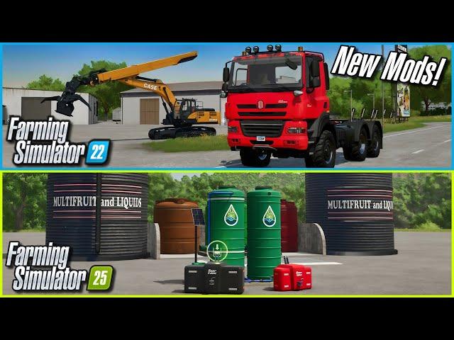 New Mods - FS25 & FS22 - Free Water Tank, Enhanced Filltype Categories, & 6x6 Agro-Truck!