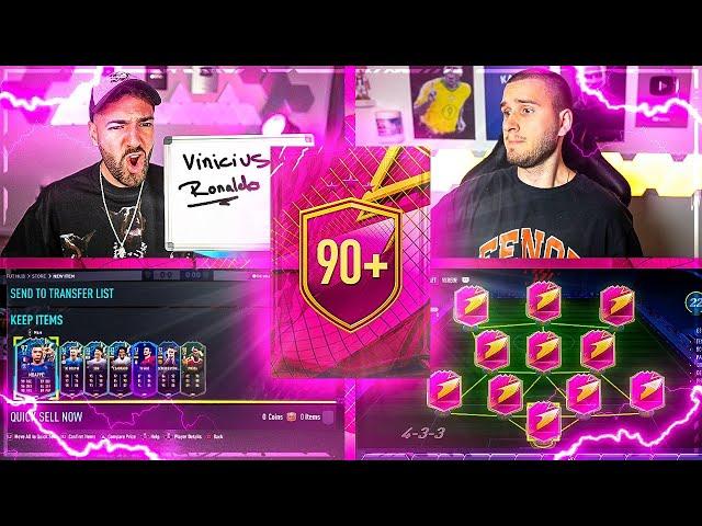 FIFA 22: 7x 90+ FUTTIES PACK Squad Builder Battle  IamTabak vs Wakez !!