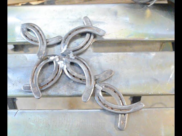 Cross From Horseshoes - Welding Project