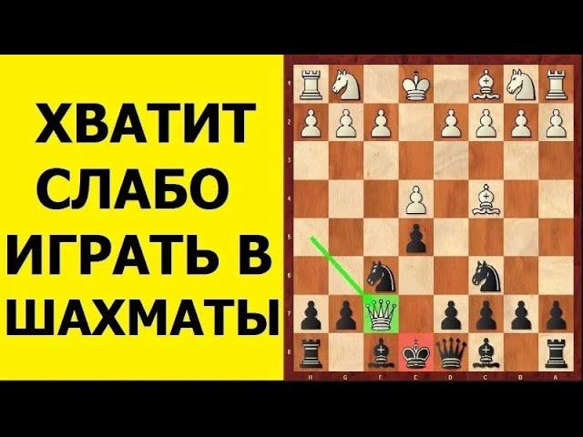 Шахматы для начинающих. КАК СИЛЬНО ИГРАТЬ В ШАХМАТЫ?