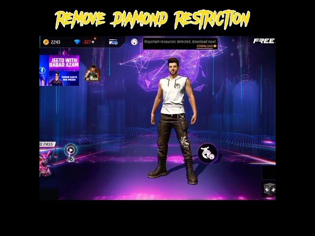 How To Remove Diamond Restriction | Negative Diamond Problem | Diamond Restriction In Free Fire