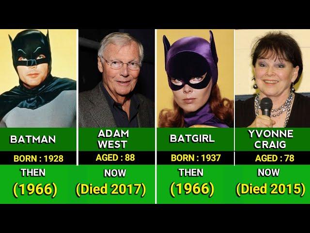 Batman 1966 Cast Then And Now