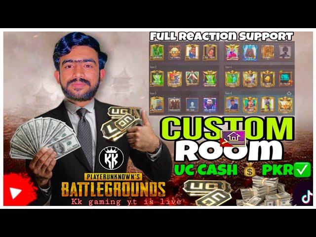 CUSTOM ROOMS WITH KKGAMING UC CASH  | PUBGM