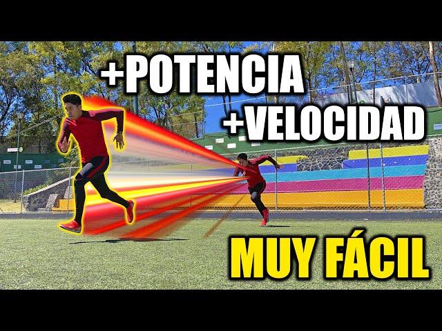 CONVIÉRTETE en el MÁS RÁPIDO de tú equipo MUY FÁCIL ️ Ejercicios FÁCILES de VELOCIDAD en FUTBOL