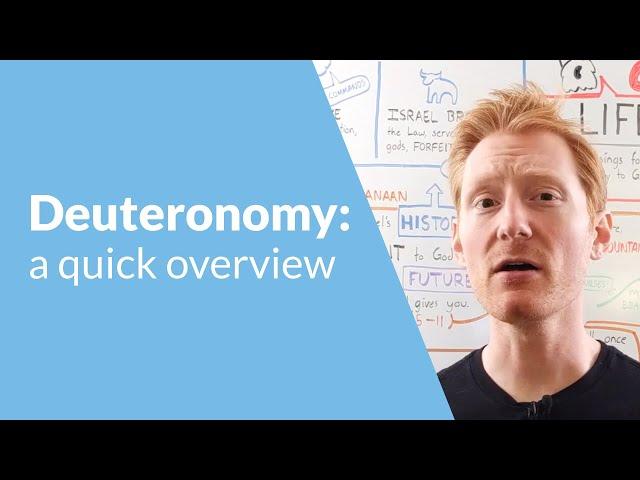 Deuteronomy: a Quick Overview | Whiteboard Bible Study