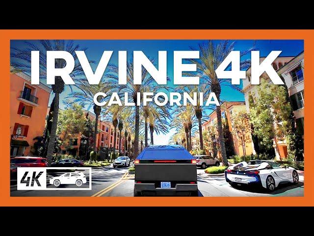 Driving Irvine, California in 4K - Orange County 4K Tour