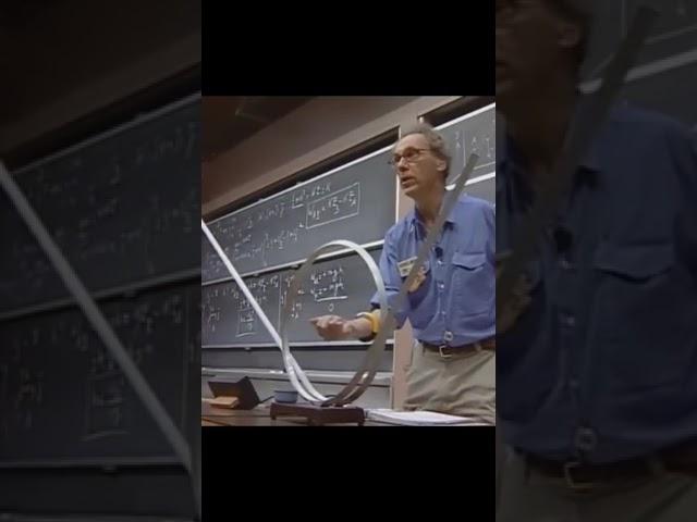 Walter Lewin displays conservation of mechanical energy