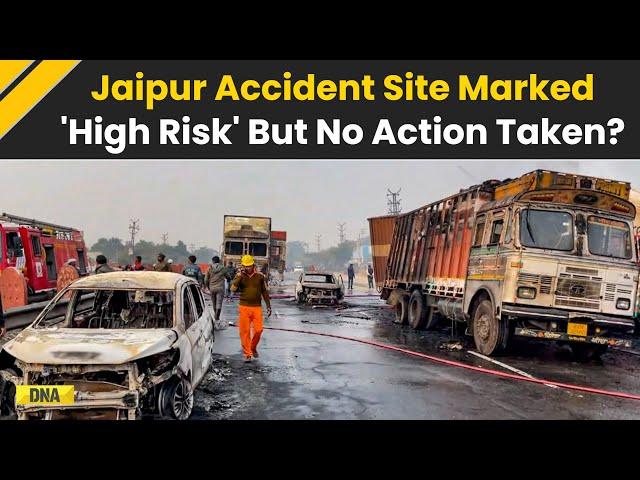 Jaipur Accident: Site Marked ‘Blackspot’ But No Action | Jaipur Tank Blast Jaipur Fire Accident