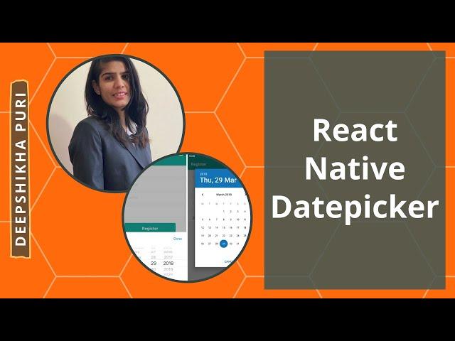 React Native Datepicker