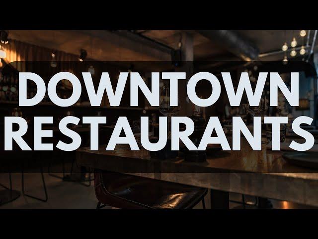 Restaurants in Downtown Colorado Springs