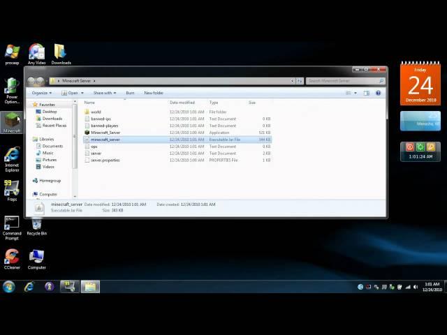 How to make a Minecraft Multiplayer Server - Beta [HD]