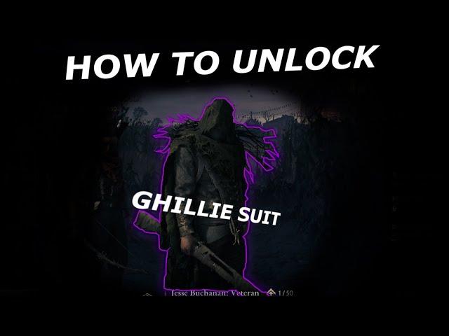 the BEST way to Unlock HIDDEN Ghillie Suit Hunter in HUNT: SHOWDOWN 1896