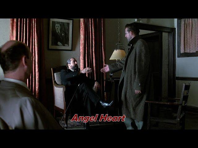 Angel Heart - Detective Harry Angel (Mickey Rourke) meets Louis Cypher (Robert De Niro)