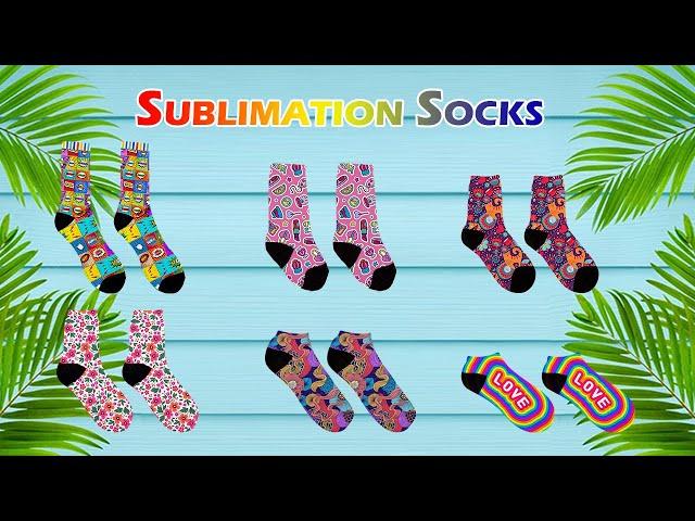 Blank Sublimation Printing Sports Socks