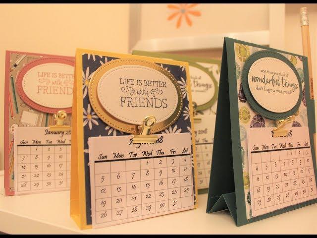 Delightful Daisy Desk Calendar - #1 in Easy Craft Fayre Ideas