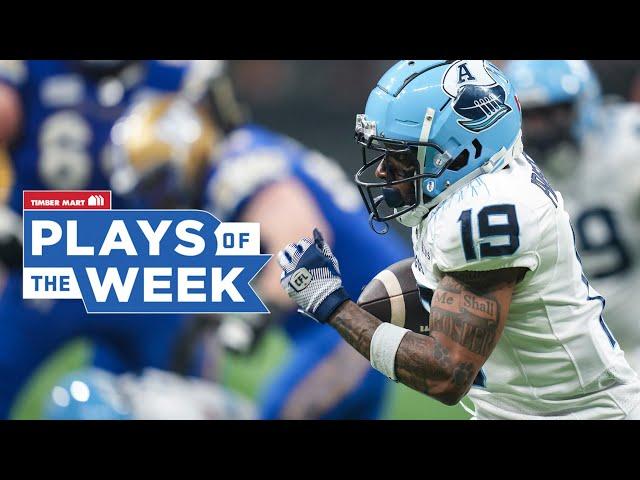 CFL Plays of the Week - 111th Grey Cup