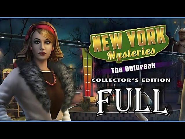 New York Mysteries 4:  The Outbreak FULL Walkthrough @ElenaBionGames