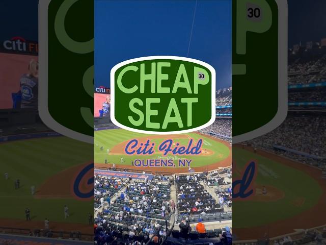 Cheap Seat: Citi Field, home of the New York Mets #mlb #baseball #ballpark