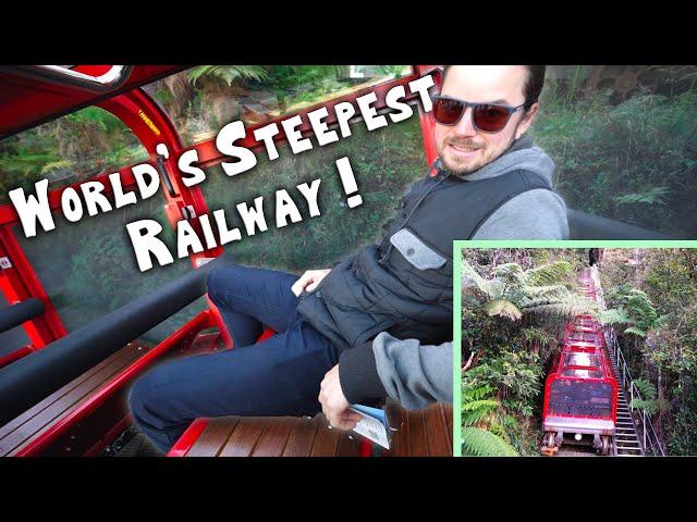 WORLD'S STEEPEST TRAIN!!! in the Blue Mountains | Sydney, Australia