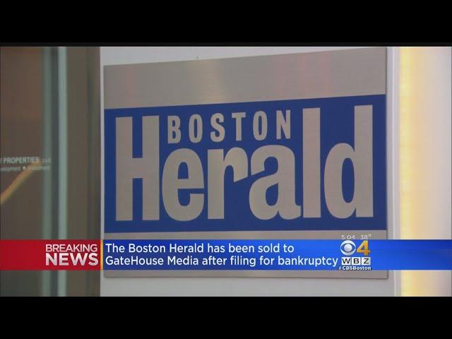 Boston Herald Files For Bankruptcy, Will Be Sold