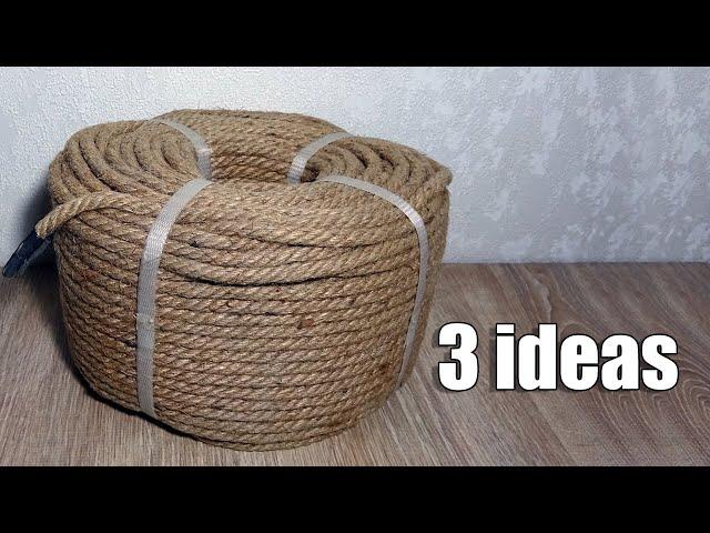 3 simple ideas for using jute rope