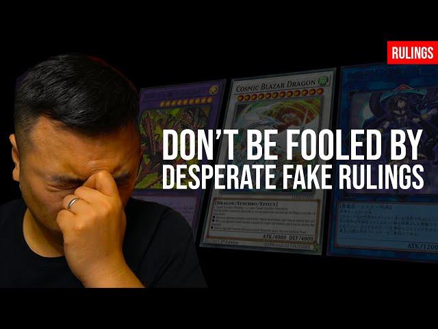 Debunking Fake INFO Rulings Made Up By Desparate Players HF