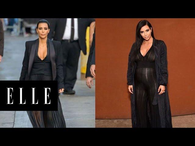 15 Times Kim Kardashian's Pregnancy Style Matched Her Non-Pregnancy Style | ELLE