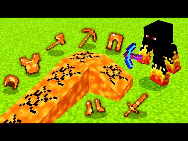 MINEREI A LAVA NO MINECRAFT