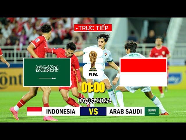 Trực Tiếp Bóng Đá| Saudi Arabia vs Indonesia, 1h00 ngày 6/9||PES2021