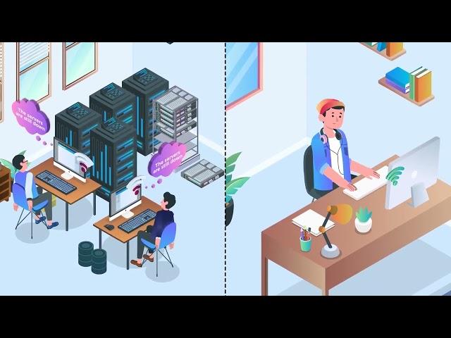 Isometric Erklärvideo von explain it simple