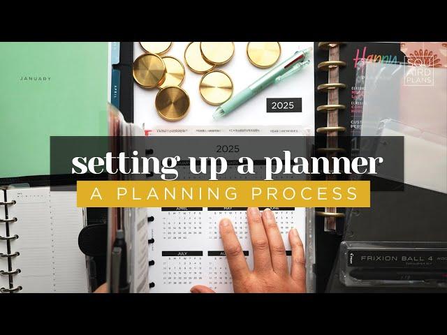 HOW TO SETUP A PLANNER :: A Step-by-Step Planning Process to Create the Perfect Planner Setup