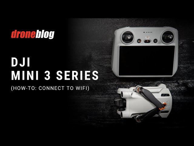 DJI Mini 3 / Mini 3 Pro - How to Connect to Wifi (DJI RC)