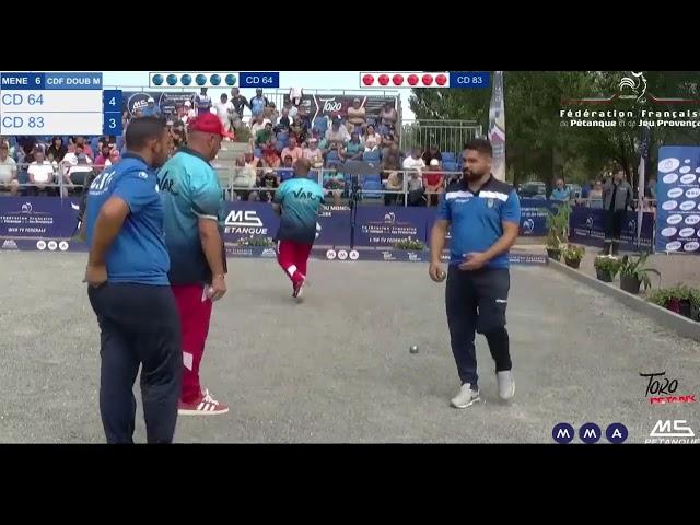 MEN'S DOUBLES LAMBERGER, MAGNY vs HATCHADOURIAN, PUCCINELLI - FRENCH PETANQUE CHAMPIONSHIP 2024