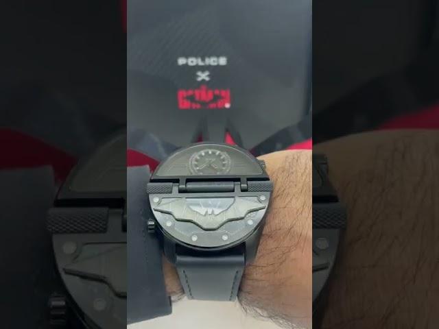 Police x The Batman: where fine detailing meets a unique daring design. Available zimsonwatches.com