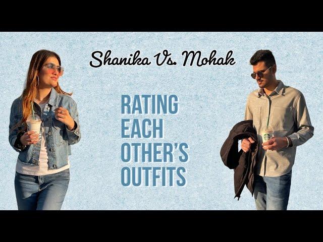 Rating Each other's Outfits | Amazon Finds | Mohak and Shanika