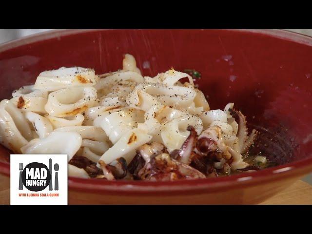 Quick Simple Grilled Calamari Appetizer - Mad Hungry with Lucinda Scala Quinn