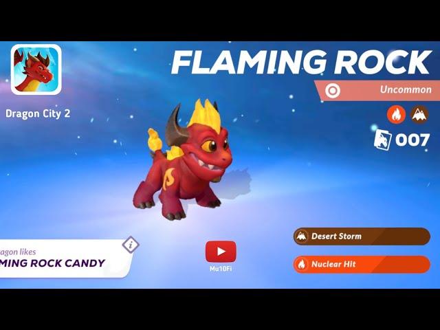 How To Breed Flaming Rock Dragon || Dragon City 2