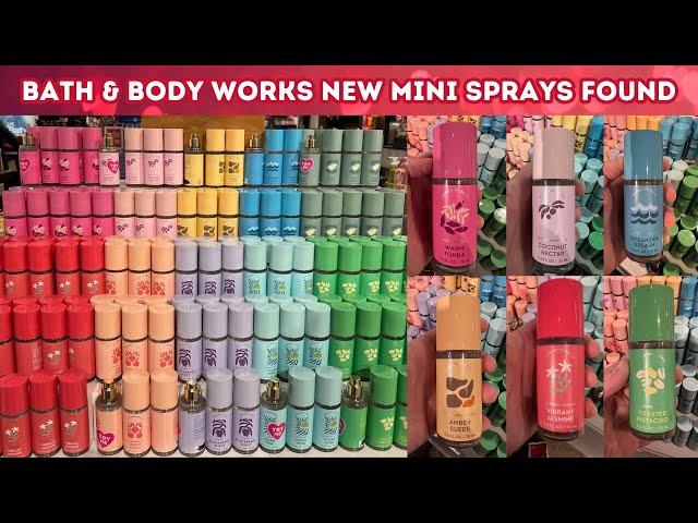 Bath & Body Works New Mini Sprays Found - 10 New Fragrances!