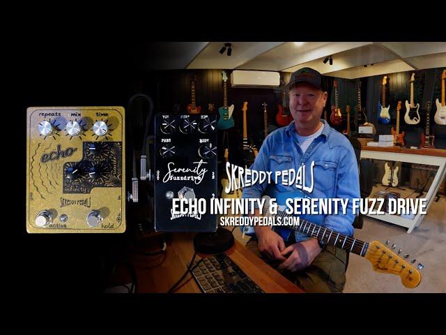 Skreddy Pedals: ECHO Infinity + SERENITY FuzzDrive. Magnatone Twilighter Stereo. Fender CS '59 Strat