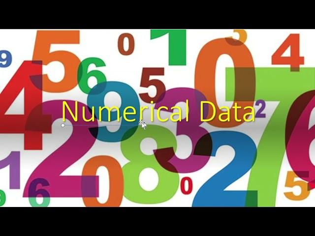 Categorical versus numerical data