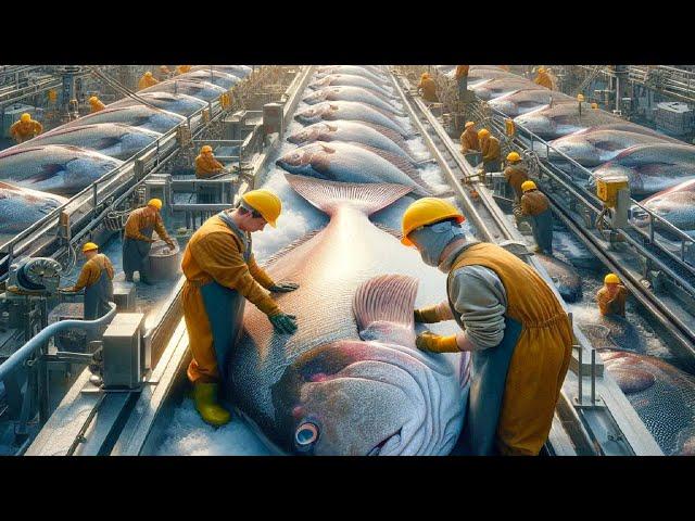 Norwegian Salmon Farm, This is Why Arctic Char is So Expensive - Modern Fish Processing Factory