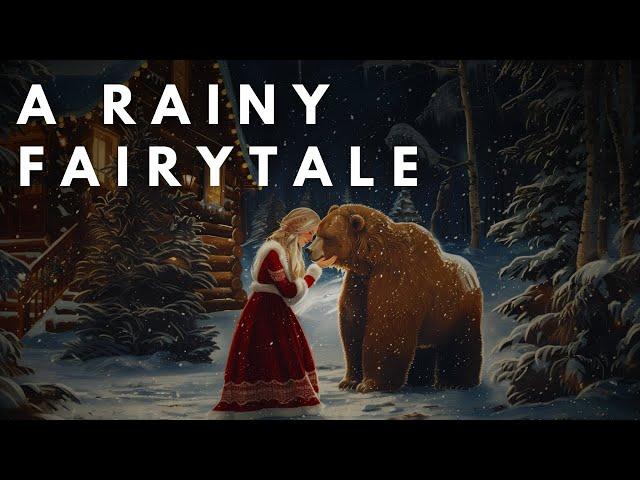 Fairytale with RAIN Sound | Rose Red and the Bear | Bedtime Story for Grown Ups