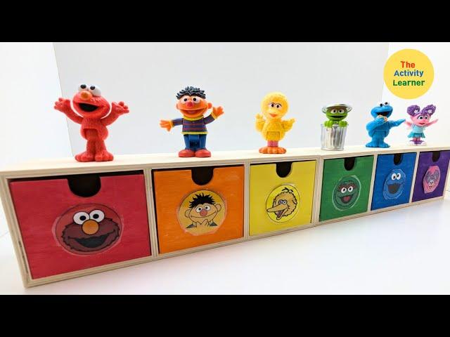 Sesame Street Surprise Boxes | Learn Colors | Educational Videos for Toddlers