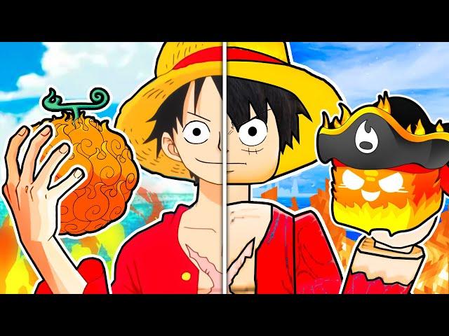 If Luffy ACTUALLY Became The FLAME EMPEROR in Roblox