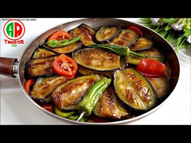 Meatless, delicious! eggplant dish, for those with limited time, Fast and cheap