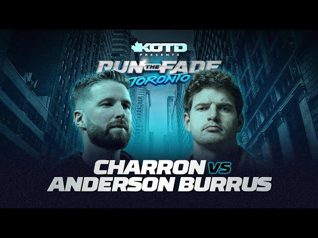 KOTD - CHARRON vs ANDERSON BURRUS I #RapBattle (Full Battle)