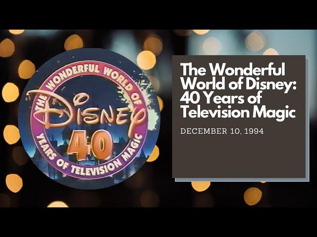 The Wonderful World of Disney: 40 Years of Television Magic - 1995 ABC Special