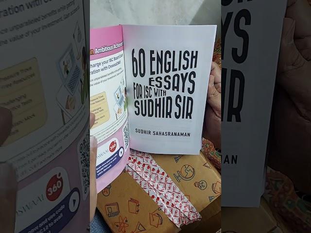 Book Reveal of 'Essays for ISC'. #EnglishwithSudhirSir #youtubeshorts #iscenglish #iscclass12