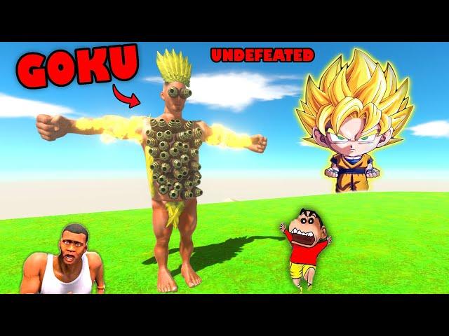 GOKU is BACK in UNDEFEATED SERIES vs ALL UNITS in Animal Revolt Battle Simulator with SHINCHAN CHOP