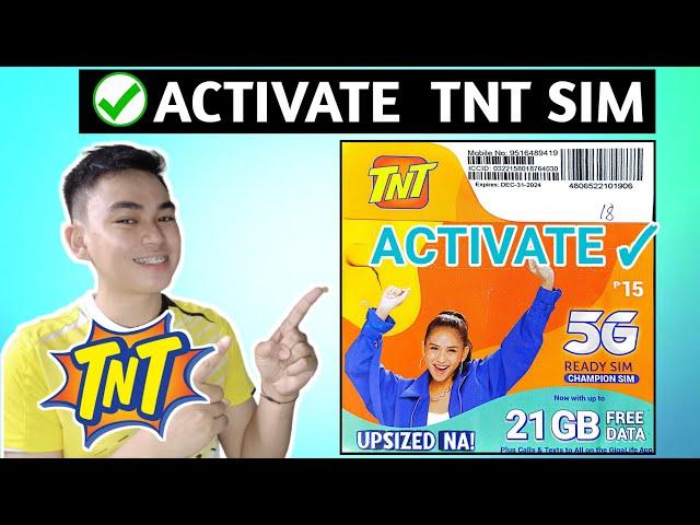 How to ACTIVATE TNT (Talk N Text) Sim Card? (Full Tutorial 2023) - LEGIT 